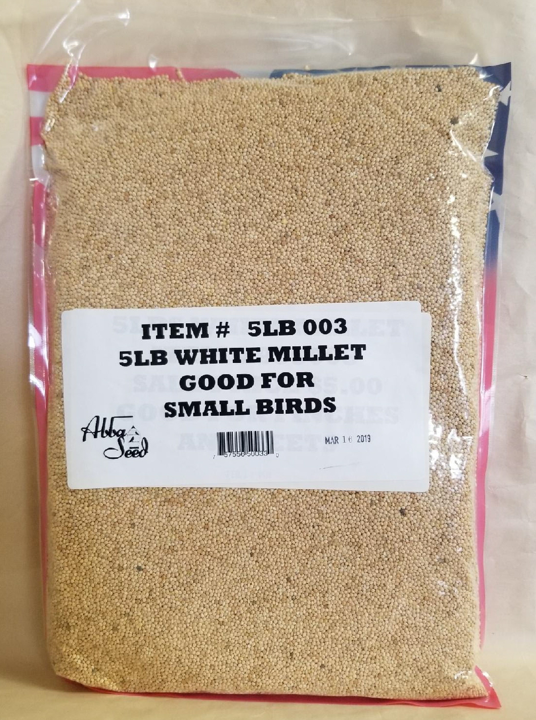 WHITE MILLET 5LBS